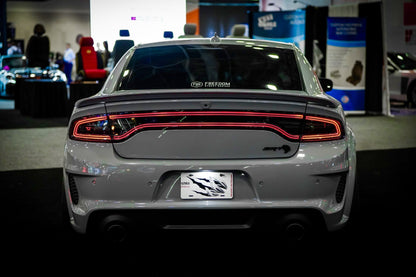 AlphaRex 15-23 Dodge Charger MKII NOVA-Series Prismatic LED Tail Lights Smoke