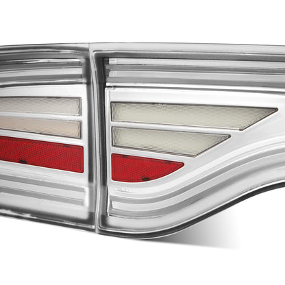 AlphaRex 15-23 Dodge Charger MKII NOVA-Series Prismatic LED Tail Lights Chrome