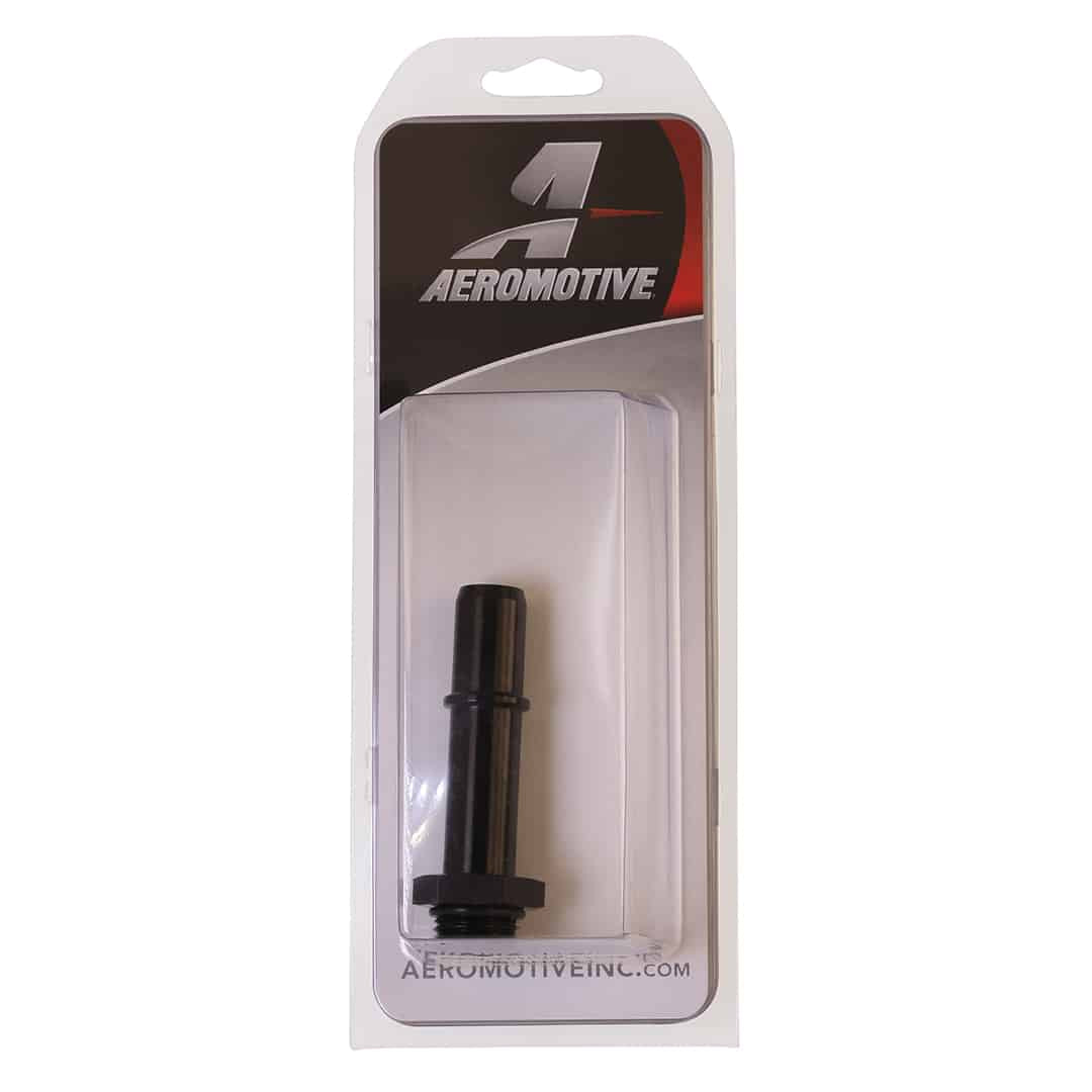 Aeromotive Fuel System Adapter, Male 5/8 Quick Connect, Male AN-08 ORB, Straight - 15134