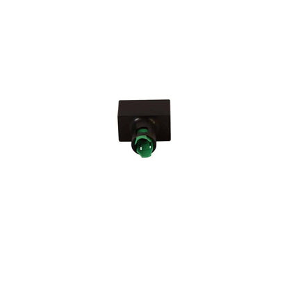 Aeromotive Fuel System Fitting Tee, 2x AN-08 ORB Port On Run, 3/8 Female Quick Connect On Branch - 15137