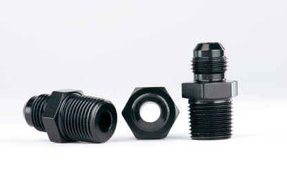Aeromotive Fuel System Carb. Regulator 13205 Fitting Kit (Includes (3) 3/8" NPT to AN-06 fittings). - 15204