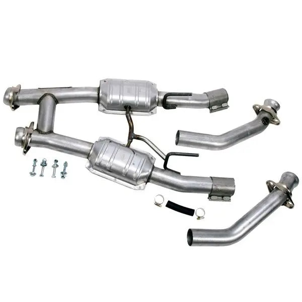 BBK 79-93 Mustang 5.0 2-1/2 High Flow H Pipe w/ Catalytic Converters (1521)
