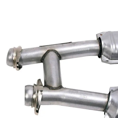BBK 79-93 Mustang 5.0 2-1/2 High Flow H Pipe w/ Catalytic Converters (1521)