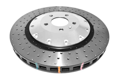 DBA 5000 Series Drilled Front Rotor w/ Black Hat | Audi S6 (07-11) (DBA52778SLVXD)