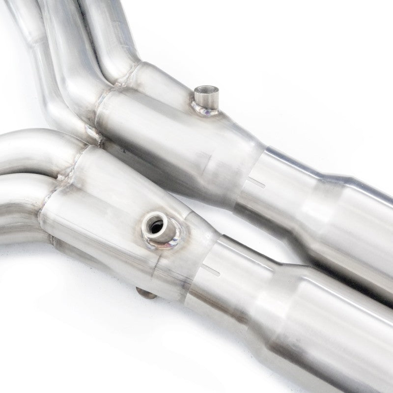 Stainless Works 14-19 Corvette 6.2L Headers 2in Primaries w/HF Cats & X-Pipe (C72CAT)