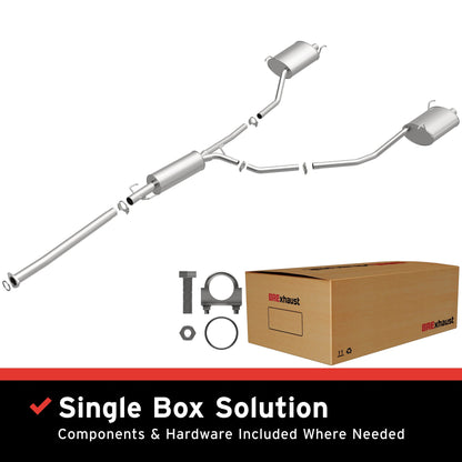 BRExhaust 2009-2015 Honda Pilot 3.5L Direct-Fit Replacement Exhaust System