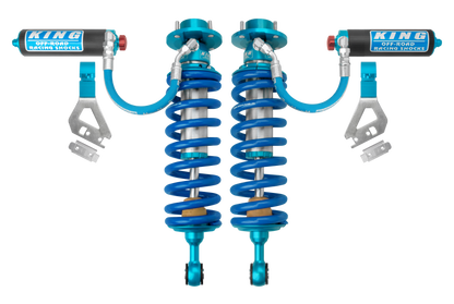 King Shocks 2.5 Performance Coilovers w/ Adjustable Remote Reservoir + Rear Adj Reservoir Shocks Set w/0-2.5" lift - 2022-2026 Toyota Tundra 4WD