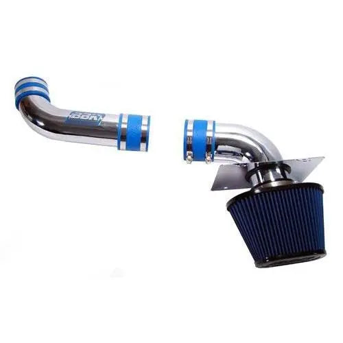 BBK 86-93 Mustang 5.0 Cold Air Intake Kit - Fenderwell Style - Chrome Finish