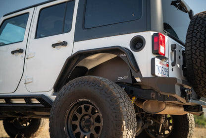 DV8 Offroad INFEND-10RB Rear Inner Fender Liner for 07-18 Jeep Wrangler JK