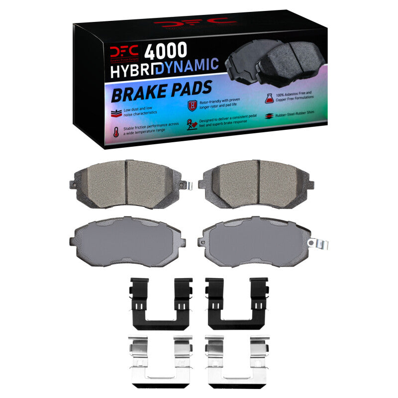 DFC 02-12 Saab 9-2X Front HybriDynamic Pads & Hardware | Saab 9-2X (4000-0929-01)