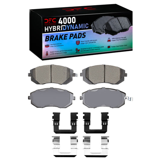 DFC 02-12 Saab 9-2X Front HybriDynamic Pads & Hardware | Saab 9-2X (4000-0929-01)