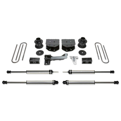 Fabtech 4in Budget Suspension System w/ DLSS Shocks | Ford F250/350/450 4WD 8 Lug (08-16) (K2160DL)