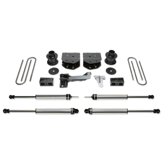 Fabtech 4in Budget System w/ DLSS Shocks | Ford F250/350 4WD (05-07) (K2181DL)