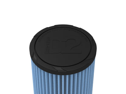 aFe POWER Universal Clamp-On Air Filter w/ D2 Dura-Dry Media - 3-1/2in F x 6in B x 4-3/4in T x 9in H