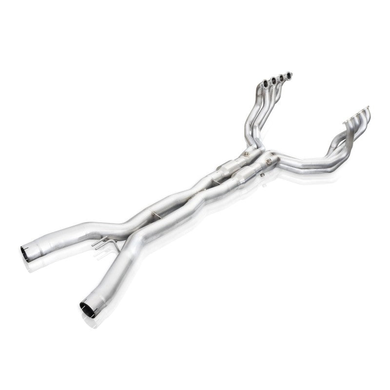 Stainless Works 14-19 Corvette 6.2L Headers 2in Primaries w/HF Cats & X-Pipe (C72CAT)