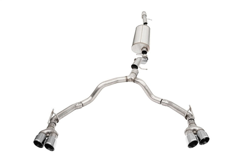 CORSA Sport / 3.5 in DRE Cat-Back 4.0 in Twin Tips | Tahoe/Yukon 21-25 6.2L (21129BLK)