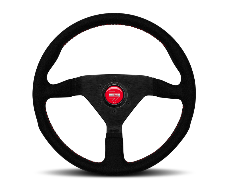MOMO Montecarlo 320mm Black Alcantara Steering Wheel (MCL32AL)