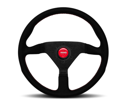 MOMO Montecarlo 320mm Black Alcantara Steering Wheel (MCL32AL)