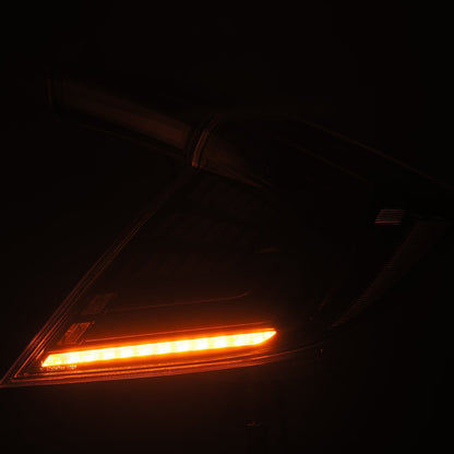 AlphaRex 16-21 Honda Civic Hatchback NOVA-Series Prismatic LED Tail Lights Alpha-Black