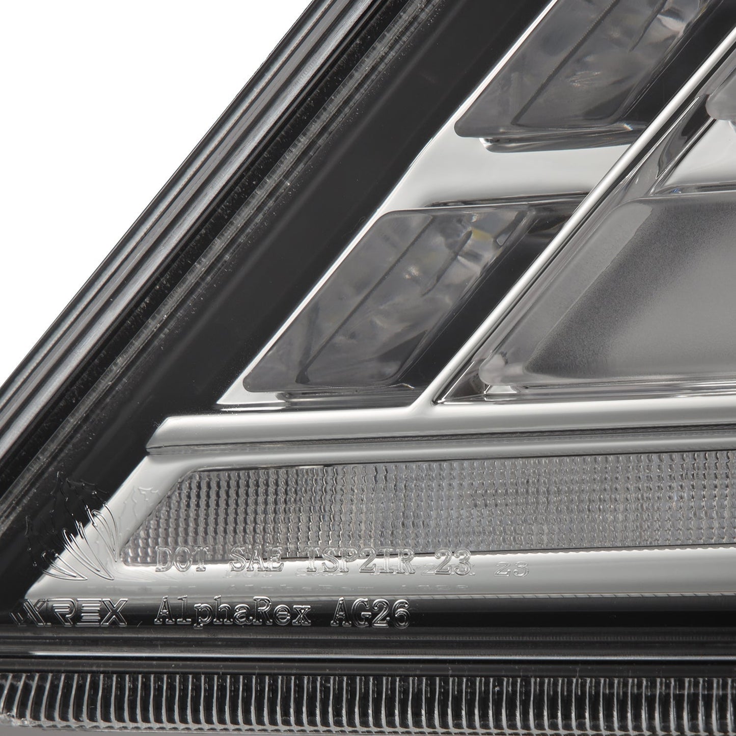 AlphaRex 16-21 Honda Civic Hatchback NOVA-Series Prismatic LED Tail Lights Clear