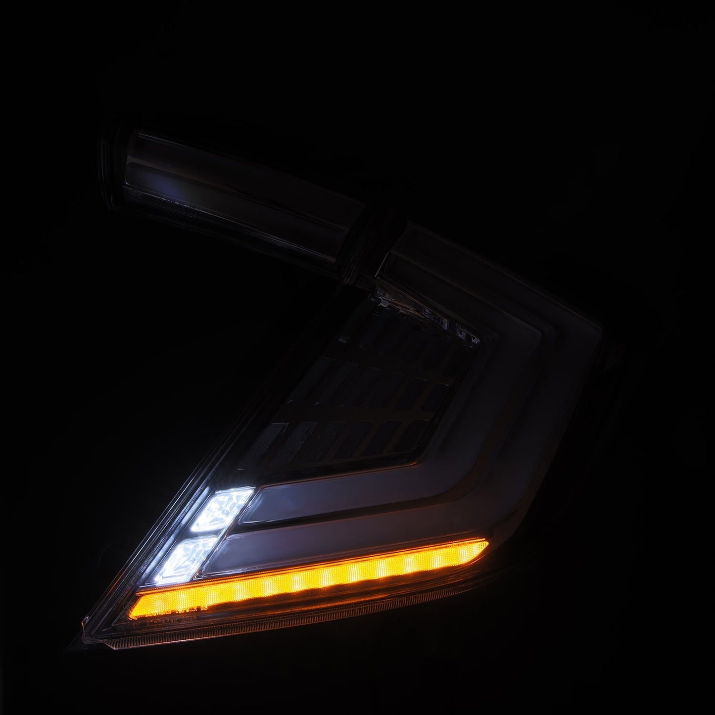 AlphaRex 16-21 Honda Civic Hatchback NOVA-Series Prismatic LED Tail Lights Clear