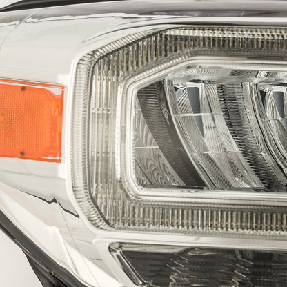 AlphaRex 16-23 Toyota Tacoma LUXX-Series Crystal Headlights - Chrome