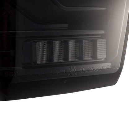 AlphaRex 16-23 Toyota Tacoma LUXX-Series LED Tail Lights Alpha-Black