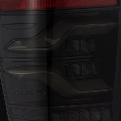 AlphaRex 16-23 Toyota Tacoma LUXX-Series LED Tail Lights Alpha-Black