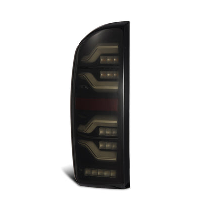 AlphaRex 16-23 Toyota Tacoma LUXX-Series LED Tail Lights Black