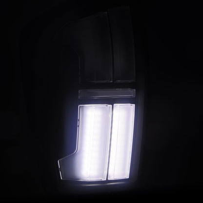 AlphaRex 16-23 Toyota Tacoma NOVA-Series Prismatic LED Tail Lights Alpha-Black