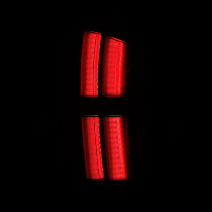 AlphaRex 16-23 Toyota Tacoma NOVA-Series Prismatic LED Tail Lights Black