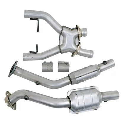 BBK 96-98 Mustang 4.6 Cobra High Flow X Pipe w/ Catalytic Converters (1618)