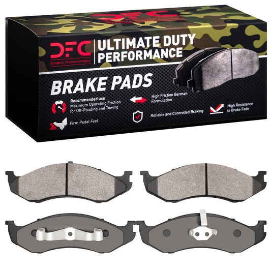 DFC Ultimate Duty Perf Front Brake Pads: Jeep Grand Cherokee (90-06)