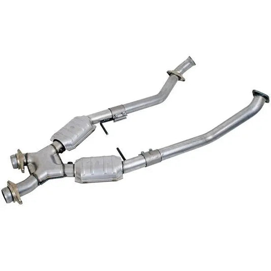 BBK 96-04 Mustang 4.6 GT High Flow X Pipe w/ Catalytic Converters (1666)