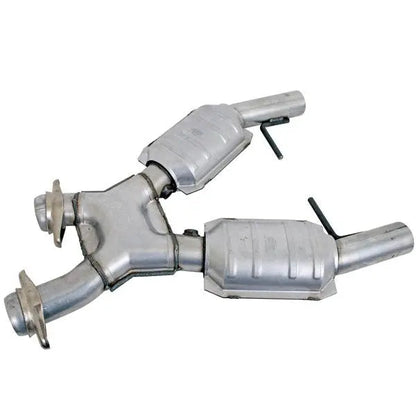 BBK 96-04 Mustang 4.6 GT High Flow X Pipe w/ Catalytic Converters (1666)