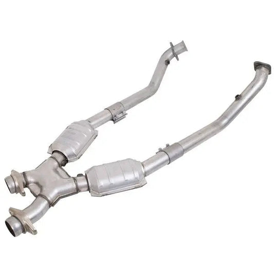 BBK 2-1/2in X Pipe w/ Catalytic Converters | Ford Mustang 94-04 (1670)
