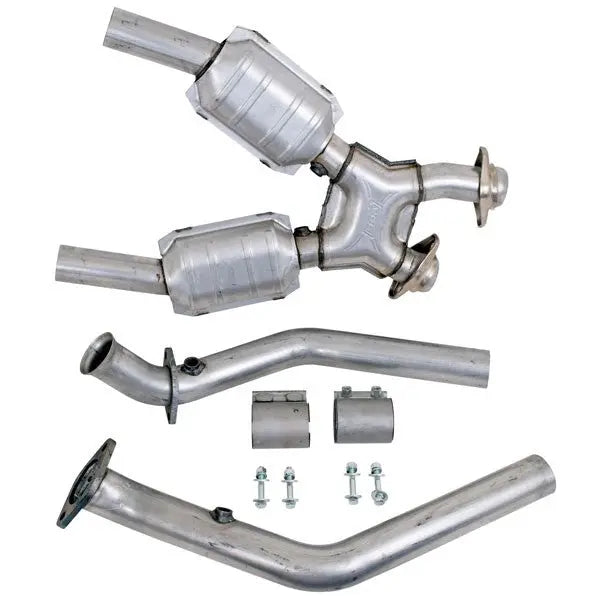 BBK 2-1/2in X Pipe w/ Catalytic Converters | Ford Mustang 94-04 (1670)