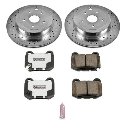 Power Stop Z26 Street Warrior Brake Kit - Rear | 2008-2017 Subaru STI (K5305-26)
