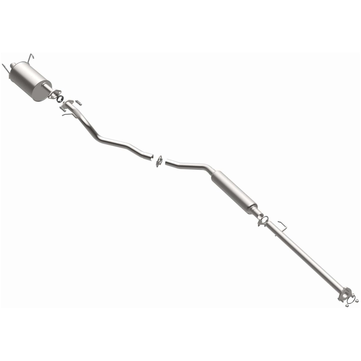 BRExhaust 1997-2001 Honda CR-V 2.0L Direct-Fit Replacement Exhaust System