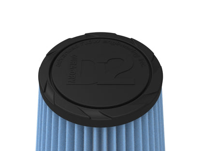 aFe POWER Universal Clamp-On Air Filter w/ D2 Dura-Dry Media - 4in F x 6in B x 4in T x 6in H