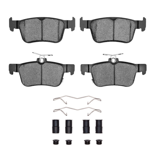 R1 Concepts Euro Ceramic Rear Pads & Hardware | Acura Integra (16-25) (2600-1878-01)