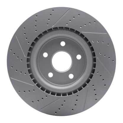 DFC Front Right D&S Geoperformance Rotor (FRONT): Dodge Durango (12-25)