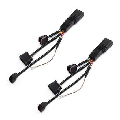 AlphaRex 17-19 Ford Super Duty AlphaRex Headlights Converters for stock LED projector headlights