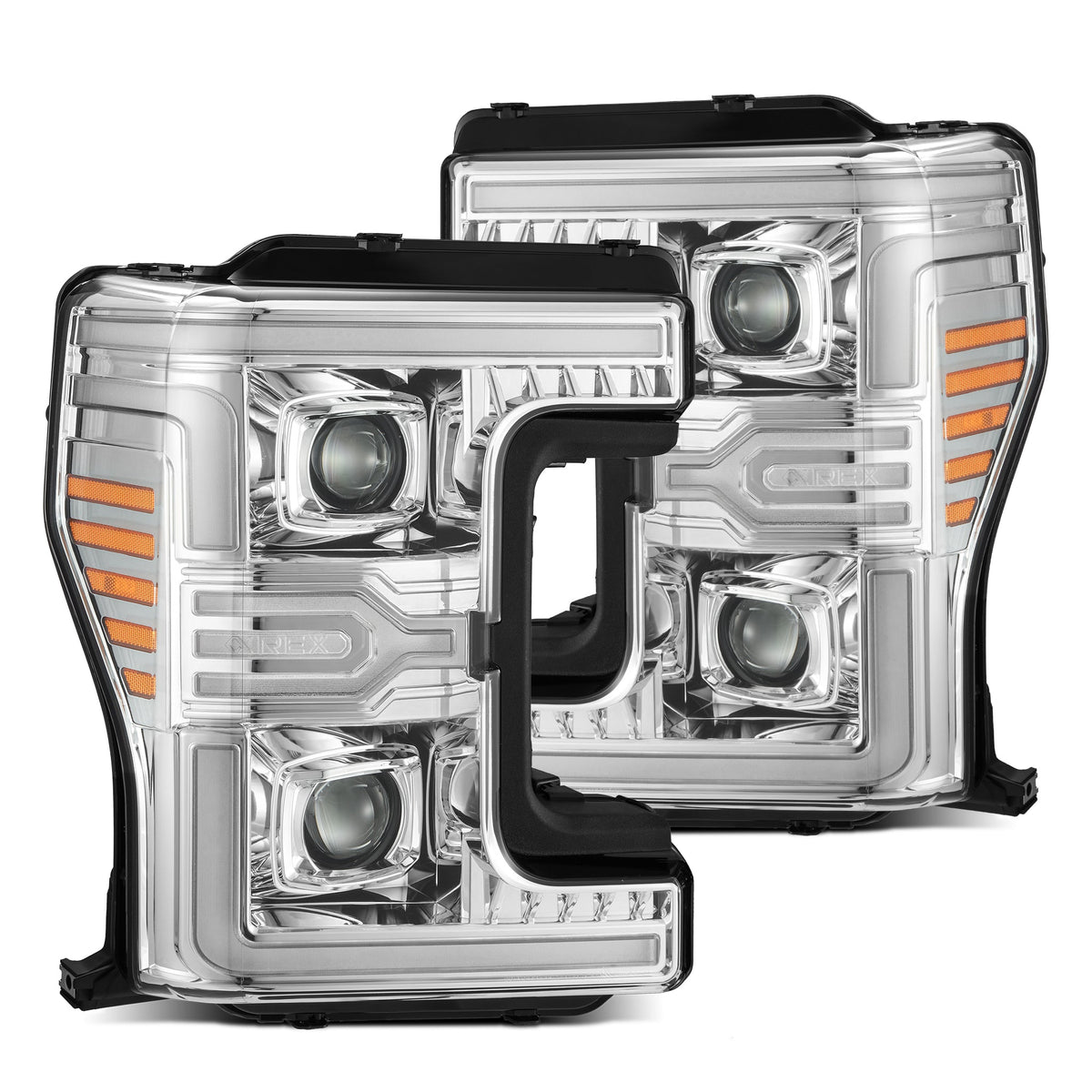 AlphaRex LUXX-Series Headlights | Ford F-250/350/450/550 Super Duty 17-23 (880346)