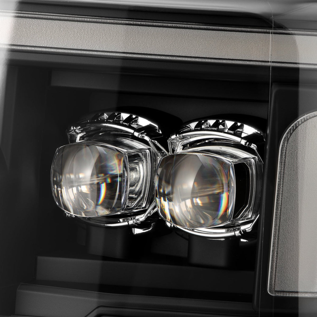 AlphaRex 17-19 Ford F-250/350/450 SD Nova-Series LED Headlights w/Actv SeqSig & SBDRL (880325)