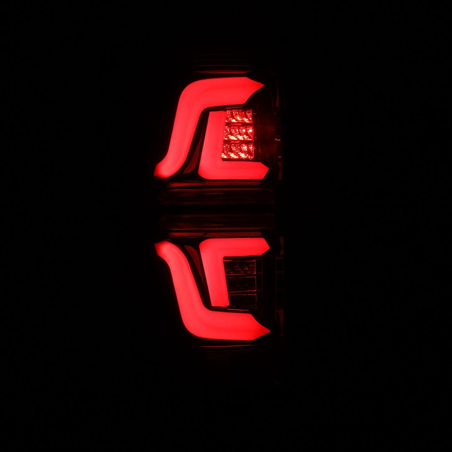 AlphaRex 17-19 Ford Super Duty PRO-Series LED Tail Lights Jet Black
