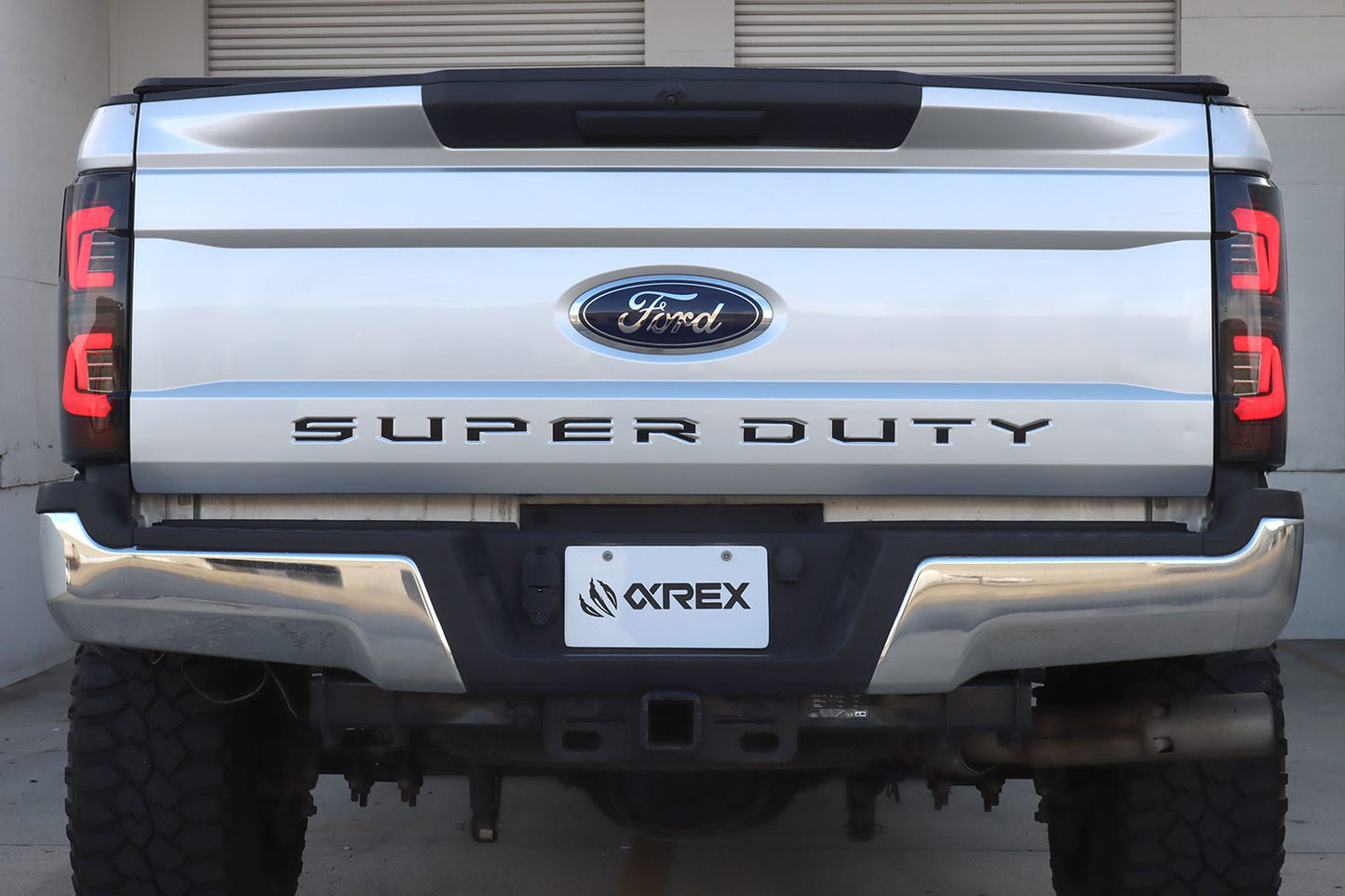AlphaRex 17-19 Ford Super Duty PRO-Series LED Tail Lights Jet Black
