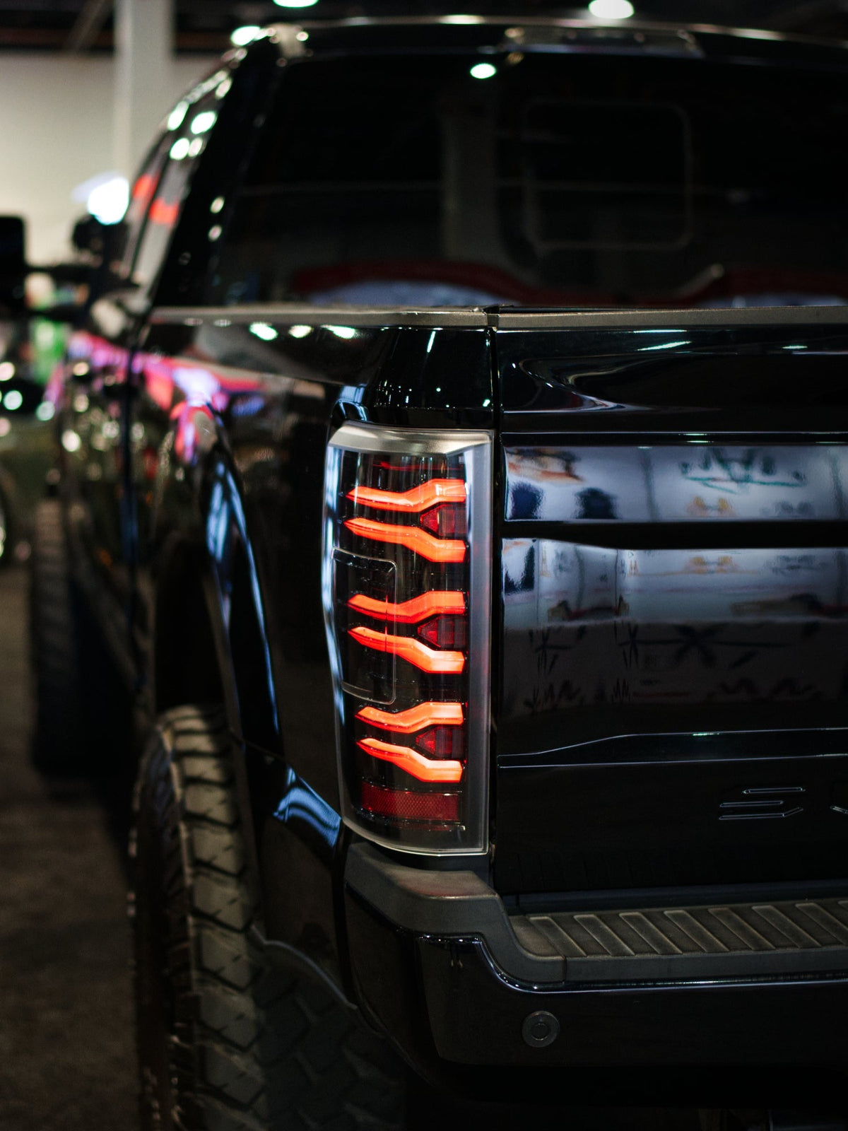 AlphaRex Fits 17-19 Ford F150/F250/F350 LUXX LED Taillights - Black - 659091