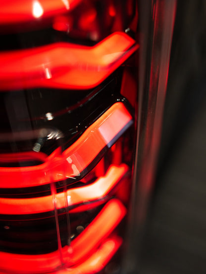 AlphaRex Fits 17-19 Ford F150/F250/F350 LUXX LED Taillights - Black - 659091