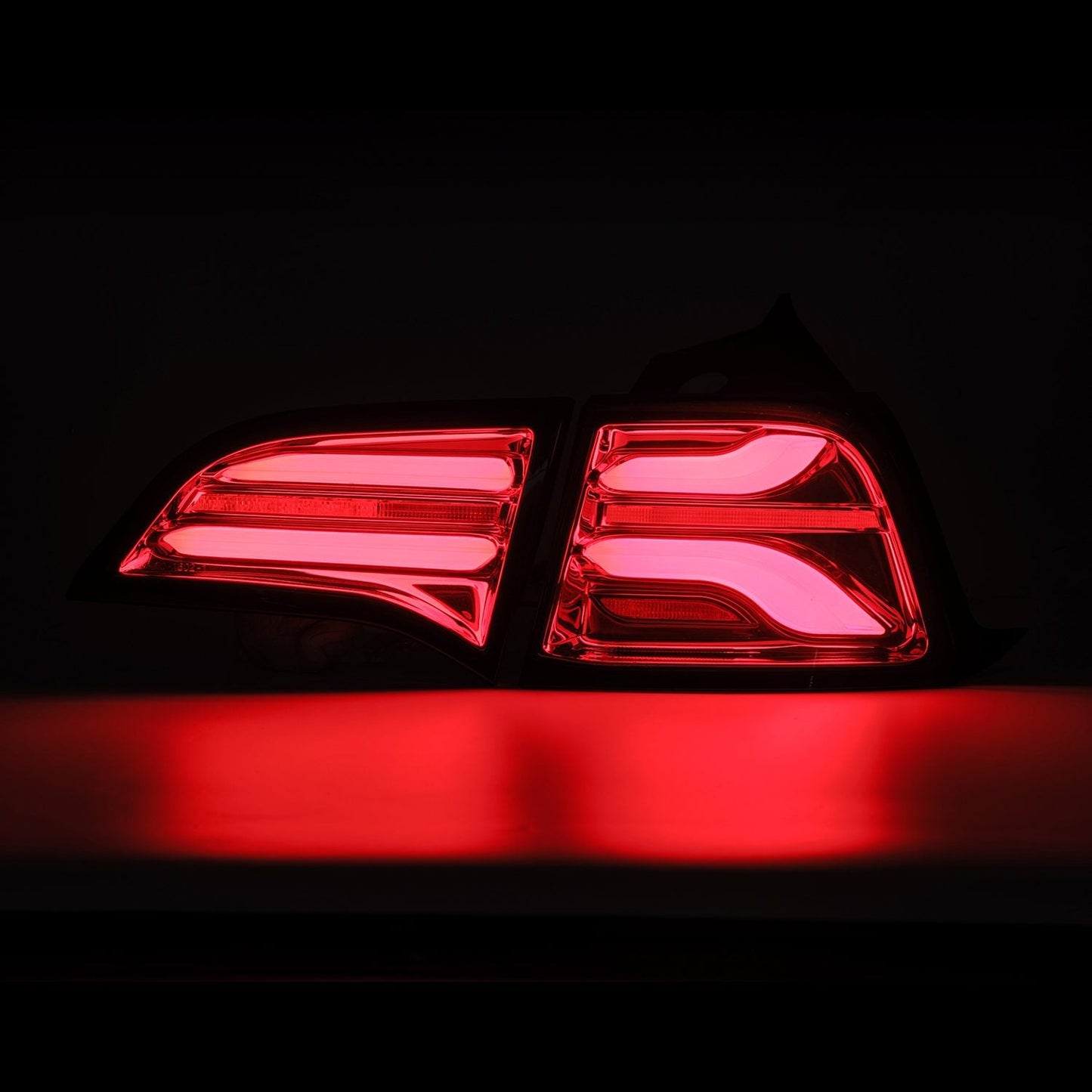 AlphaRex 17-23 Tesla Model 3 / 20-24 Model Y (Without Stock Amber Turn Signal) PRO-Series LED Tail Lights Red Smoke